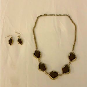 Necklace and Earrings Set